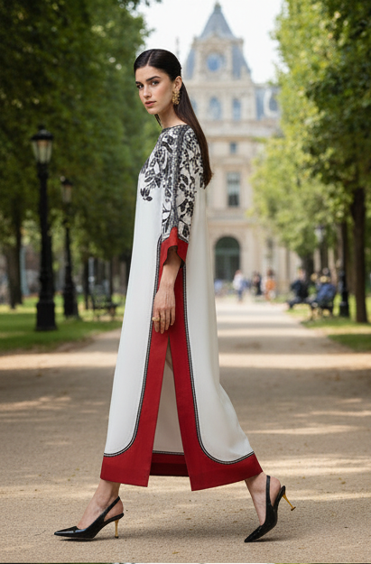 3 PC LONG LENGHT TRENDY ARTICAL Red