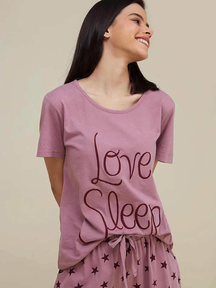 LOVE SLEEP PINK - PJ SUIT FOR WOMEN