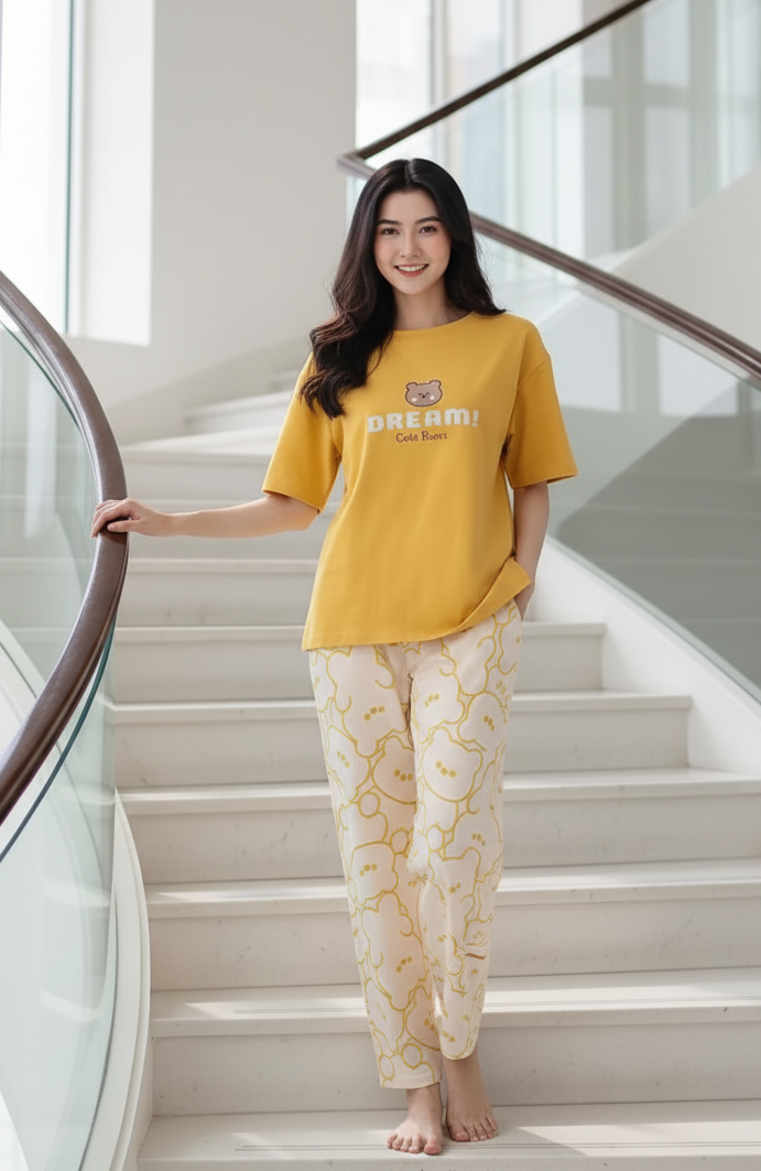 DREAM CUTE BEAR - PJ SUIT FOR  WOMEN