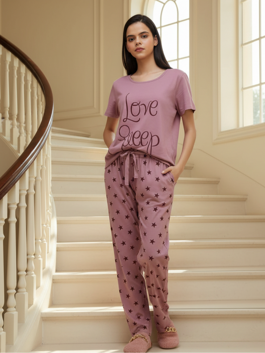 LOVE SLEEP PINK - PJ SUIT FOR WOMEN