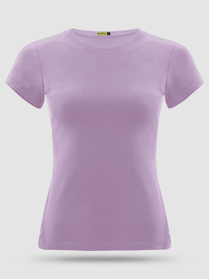 Plain Tees For Women - LILAC PURPLE