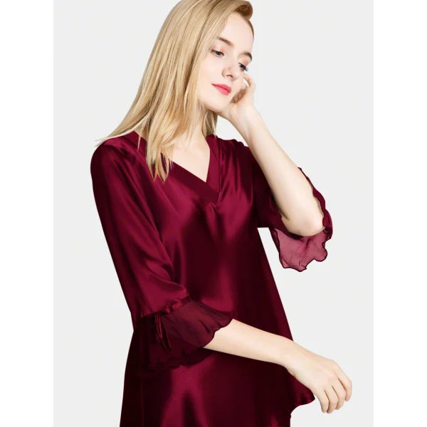 SILK NETRIBBON - MAROON