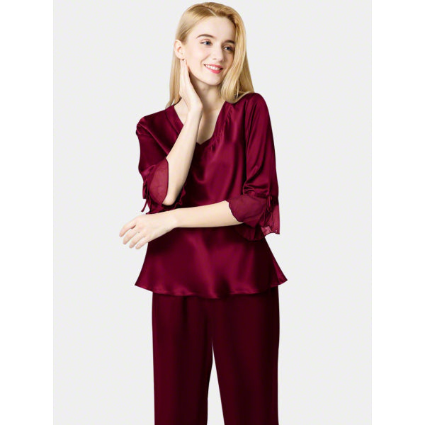 SILK NETRIBBON - MAROON